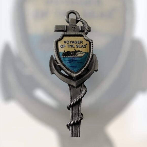 Holland-America Line Souvenir Spoon MS Veendam - Made by Fort Pewter - Picture 7 of 8